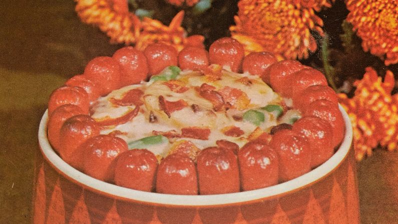 <strong>Frankfurter Crown -- </strong>Before there was Instagram, there were recipe cards. Author Anna Pallai revisits the glory days of food photography in her book "<a  target="_blank" target="_blank">70s Dinner Party: The Good, the Bad and the Downright Ugly of Retro Food</a>."