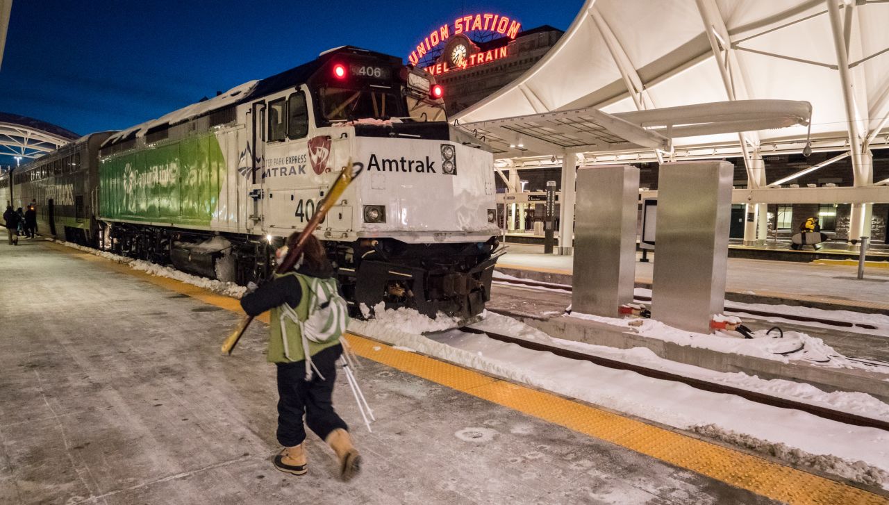 <strong>Ski-in/ski-out:</strong> Amtrak's ski train route between Denver's Union Station and Winter Park Resort returns for the 2020 ski season.
