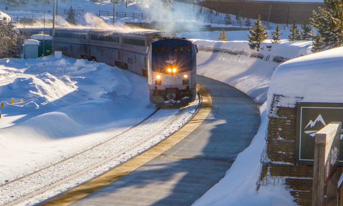 Trains might be able to better handle winter weather than your car during a holiday trip.