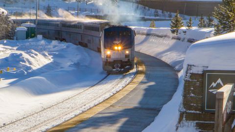 Trains might be able to better handle winter weather than your car during a holiday trip.