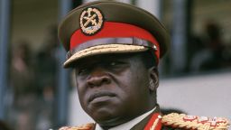 Ugandan soldier, dictactor and head of state (1971 - 1978) General Idi Amin. 