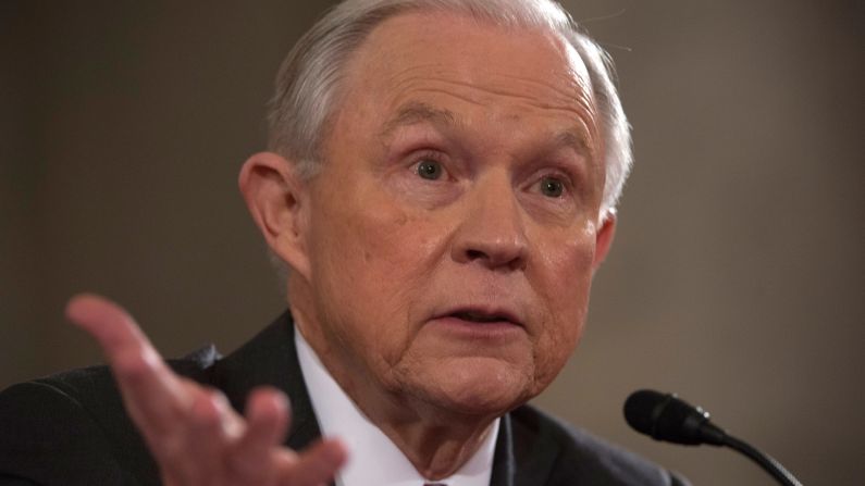 In his <a href="index.php?page=&url=http%3A%2F%2Fwww.cnn.com%2F2017%2F01%2F10%2Fpolitics%2Fjeff-sessions-confirmation-hearing-expectations%2F" target="_blank">wide-ranging confirmation hearing,</a> Sessions pledged to recuse himself from all investigations involving Hillary Clinton based on inflammatory comments he made during a "contentious" campaign season. He also defended his views of the Supreme Court's Roe v. Wade ruling on abortion, saying he doesn't agree with it but would respect it.