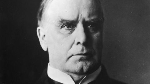 William McKinley, the 25th President of the United States, who served from 1897 to 1901. 