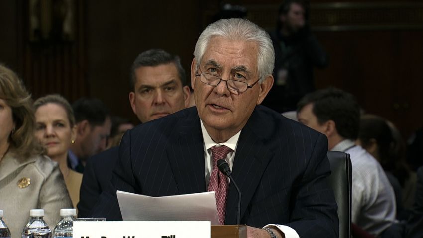 tillerson hearing