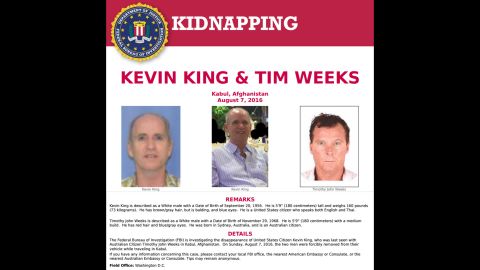 The FBI is asking for tips on the location of the two men. 