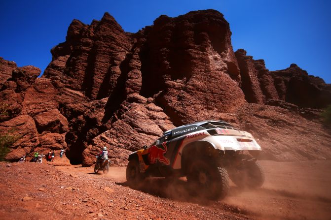 The Dakar is notoriously grueling. Sainz -- who won the 2010 car title -- and co-driver Lucas Cruz were this year forced to retire after rolling their Peugeot into a ravine, leaving the vehicle irreparable.