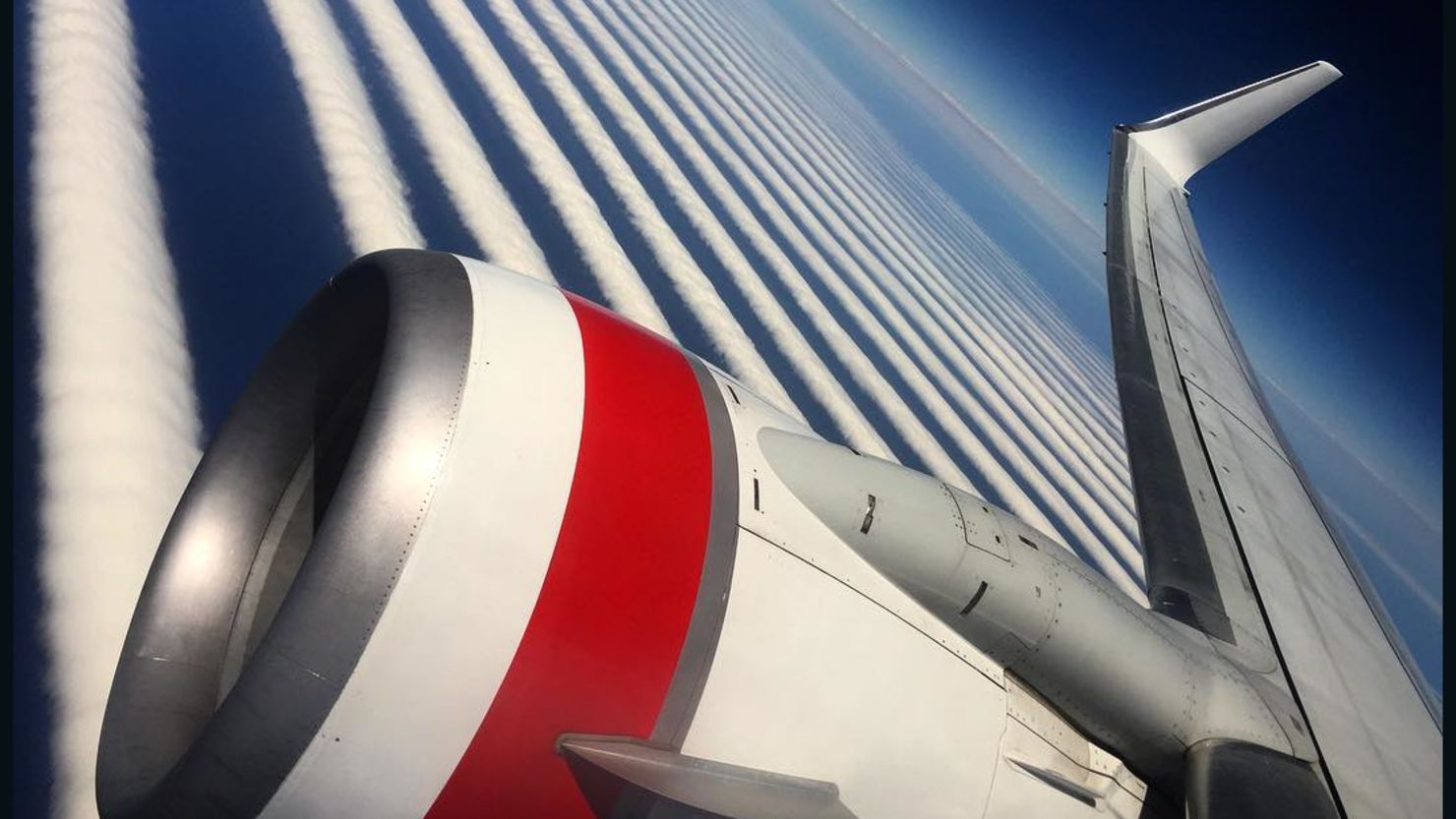 Ilya Katsman was on a flight across Australia when he photographed the spectacular clouds.