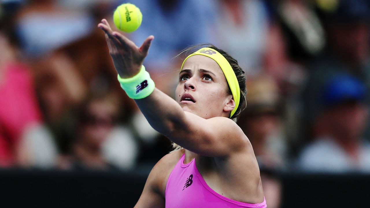 Nicole Gibbs won her opening match at the 2016 Australian Open.