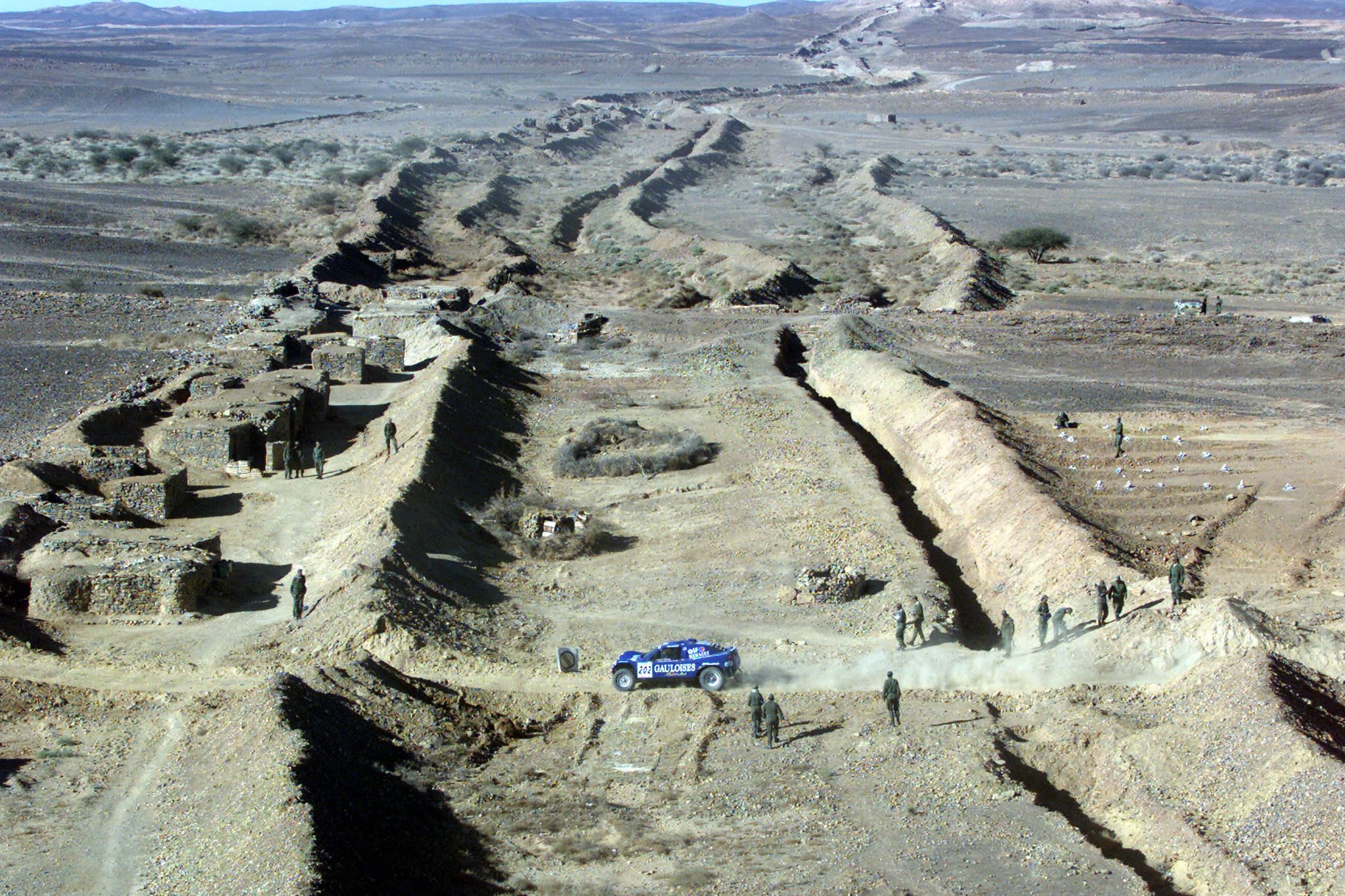 In 2008 the Dakar Rally was canceled on the advice of the French government because of terrorist threats in Mauritania, shown here during the 2001 event. It relocated to South America in 2009 and has remained there ever since.