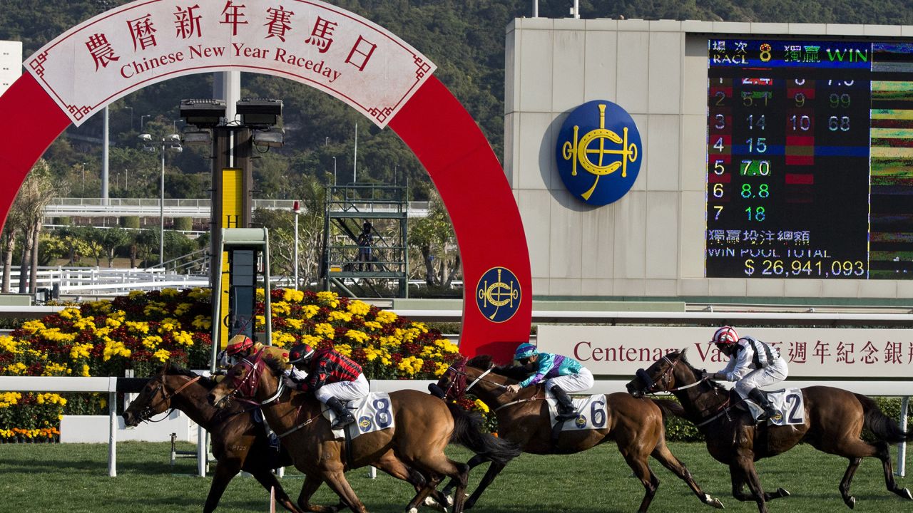 Not just for professional punters, Sha Tin's Chinese New Year race is a family-friendly activity.