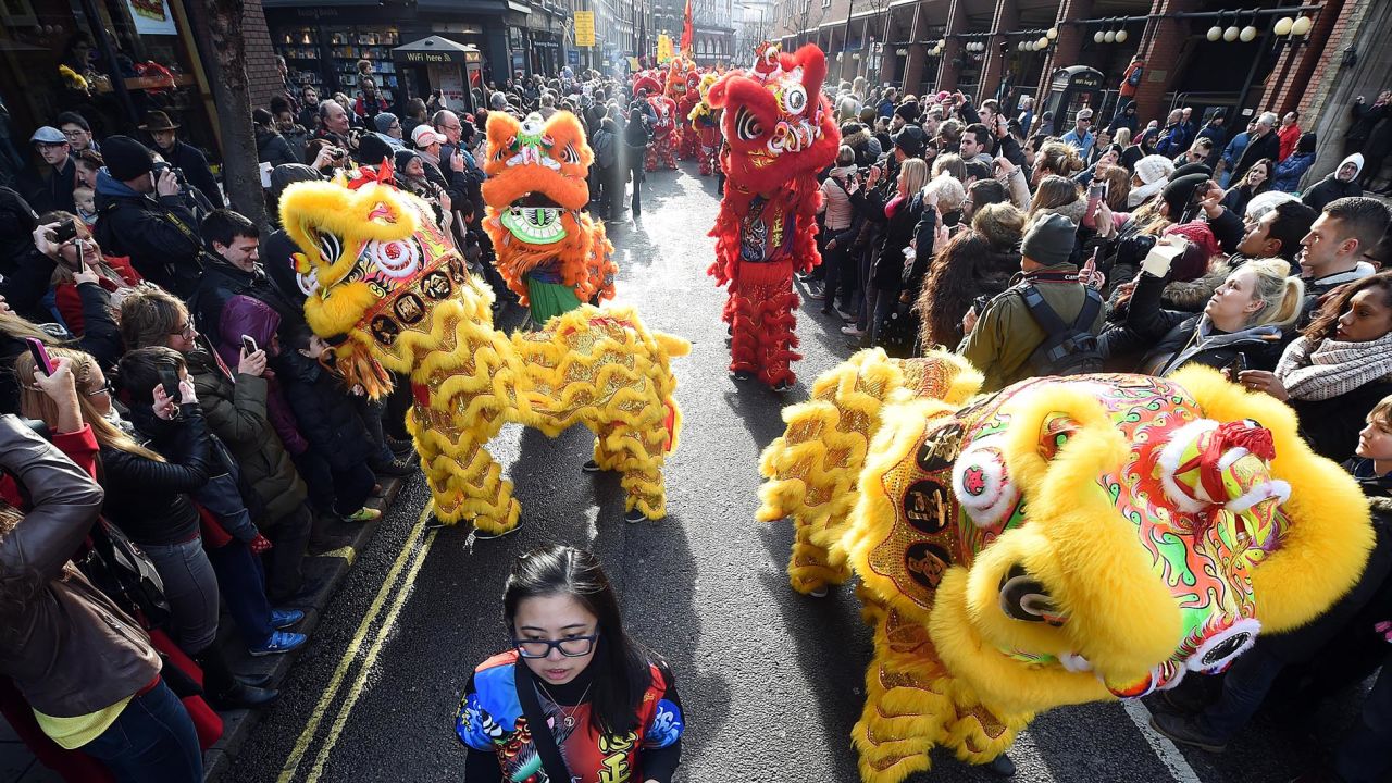 Lionizing London. The British capital throws the biggest Chinese festival outside Asia.