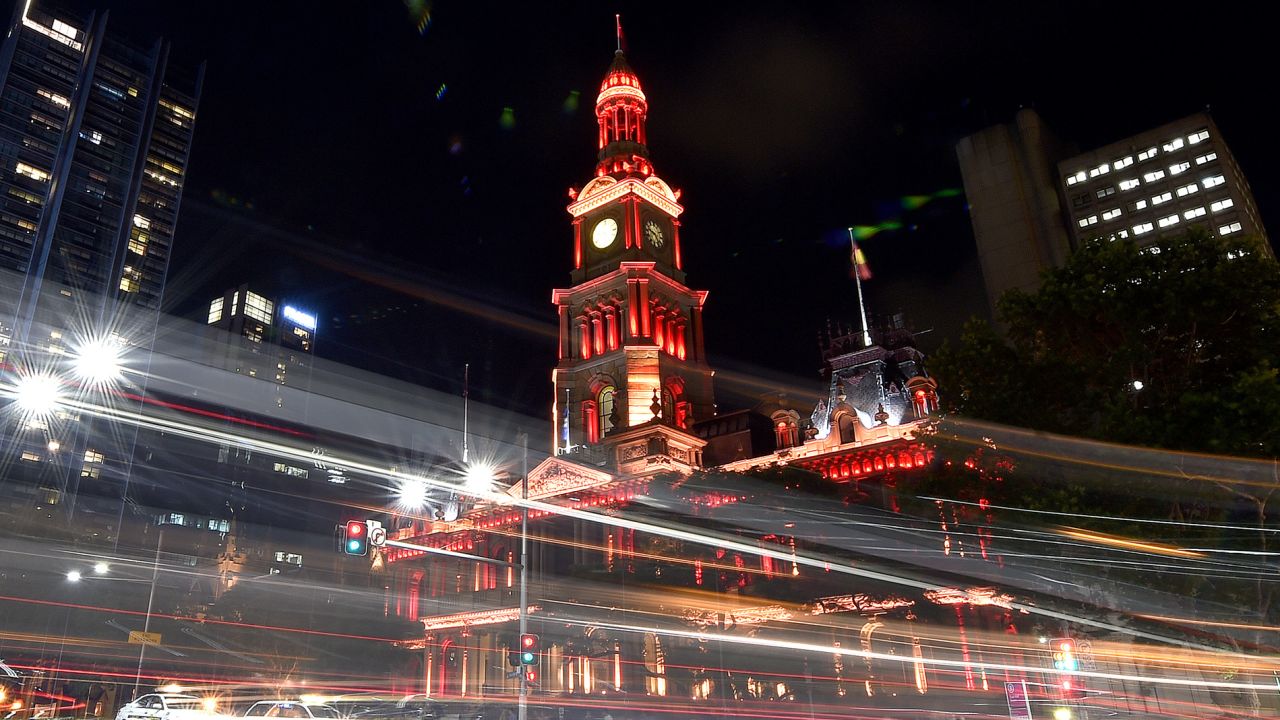 Sydney Town Hall will be lit up red during the Spring Festival.