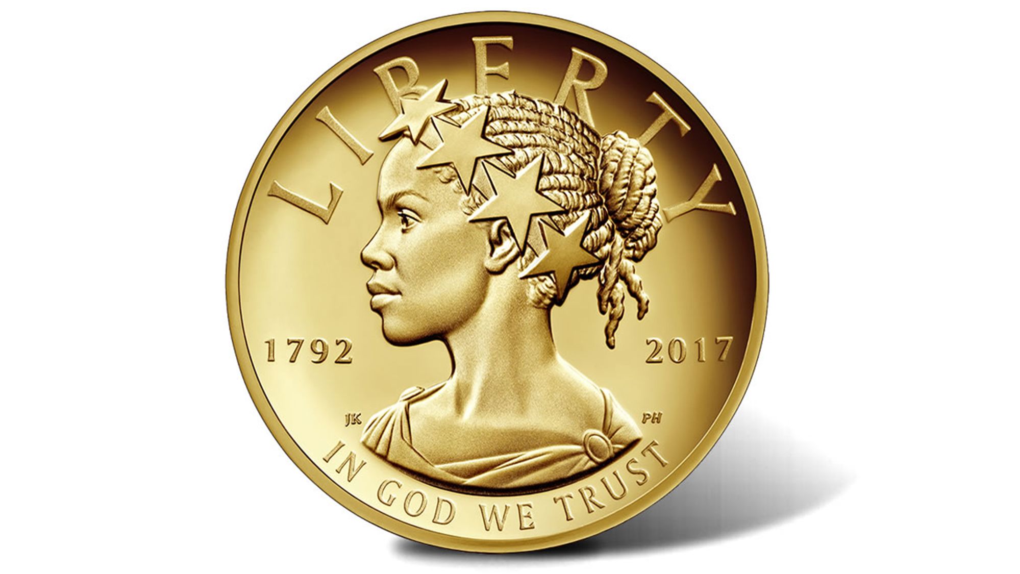 lady liberty coin front