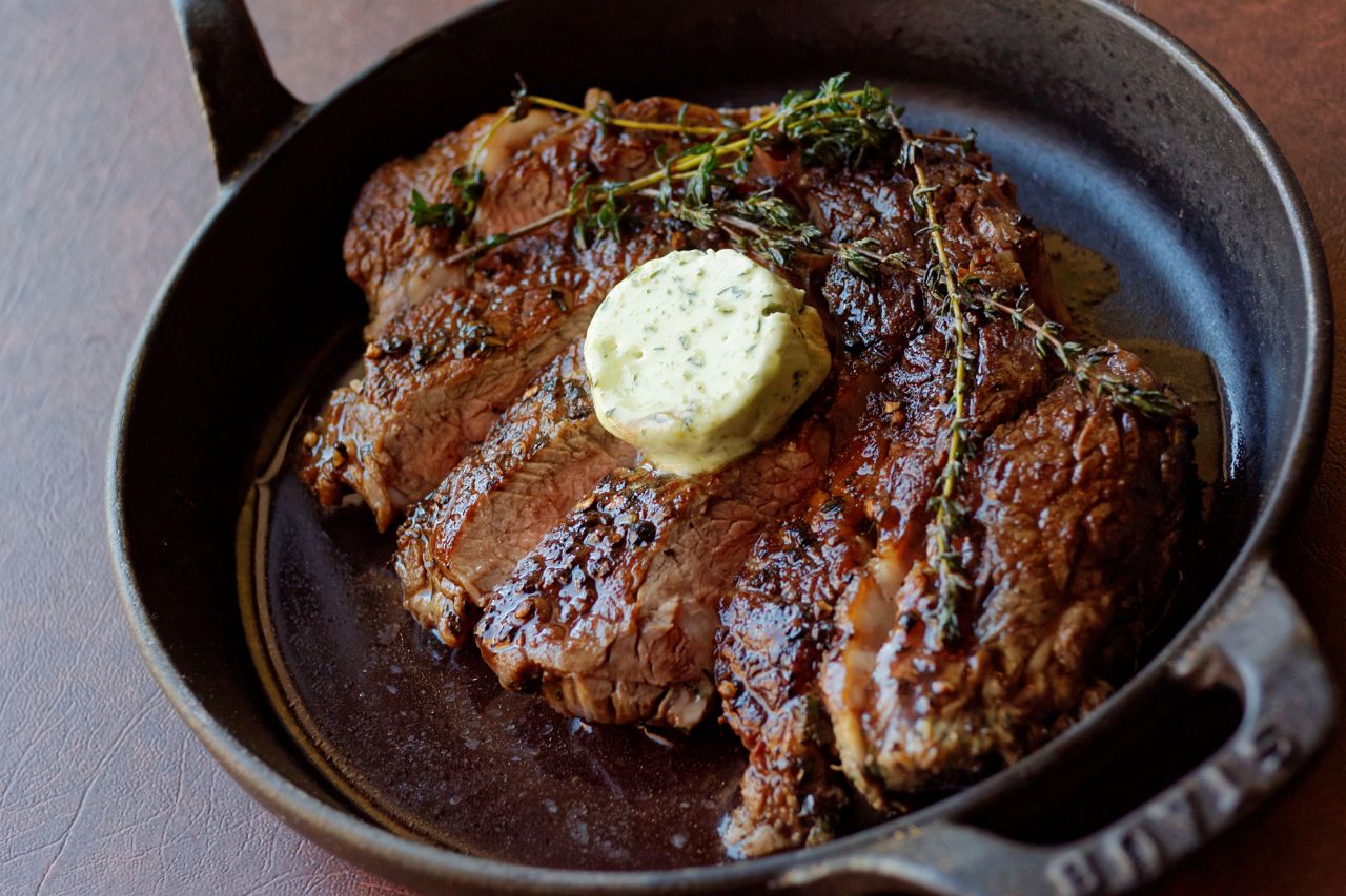 Philippe Verpiand's new downtown restaurant, Brasserie du Parc, will serve hearty French fare such as this 12-ounce entrecôte.