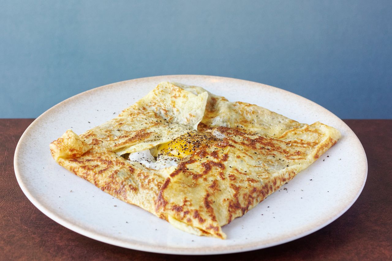 The restaurant's lunch menu will also feature sweet and savory crepes. They can also be ordered from a window all day at adjacent Creperie du Parc.