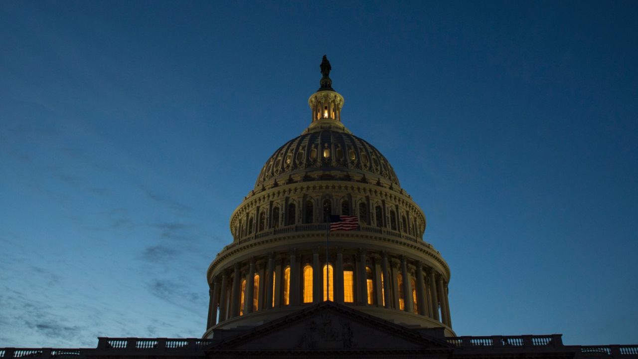 The US Capitol building is pictured January 9, 2017 in Washington, DC.   