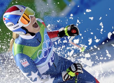 Golden girl Vonn achieved her Olympic dreams in 2010. She won the Olympic downhill gold at Whistler and added bronze in the super-G.