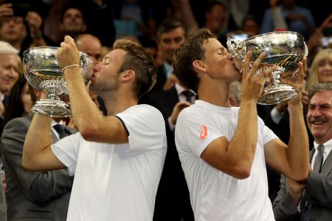 Sock might never have advanced beyond the fourth round in a grand slam singles competition, but that hasn't hindered his wider success on court. Alongside Pospisil, he won the 2014 Wimbledon doubles -- adding to the US Open mixed doubles trophy in 2011. 