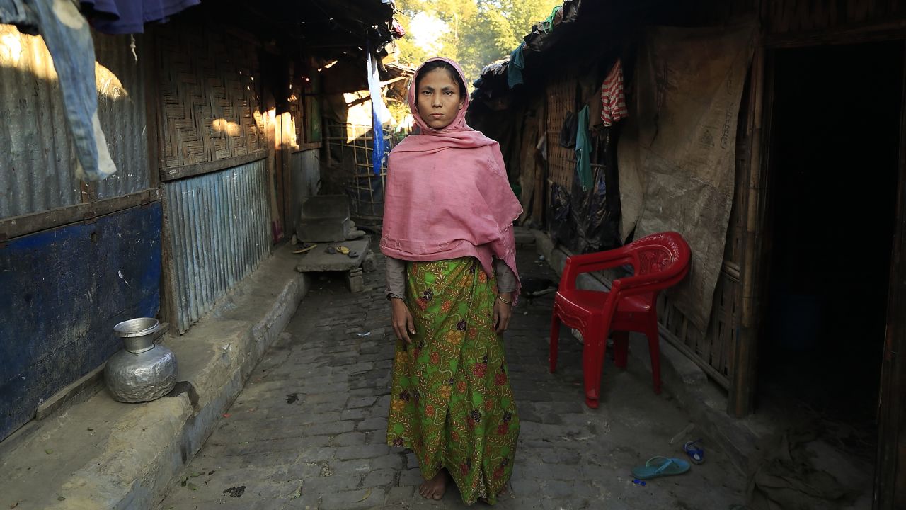Pormina came to Bangladesh after the crackdown started.