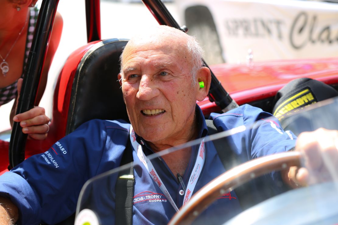 Stirling Moss competed in motoring festivals into his 80s.