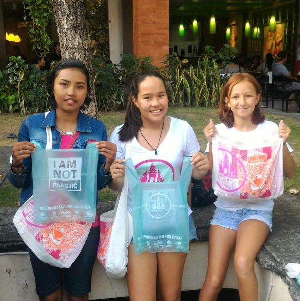 Avani Eco has allied with "Bye Bye Plastic Bags" campaigners Melati and Isabel Wijsen to lobby the Balinese government to control plastic pollution. <br /><br />As of 2018, conventional plastic bags will be banned on the island. 