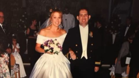 Scott and Cindy Chafian on their wedding day