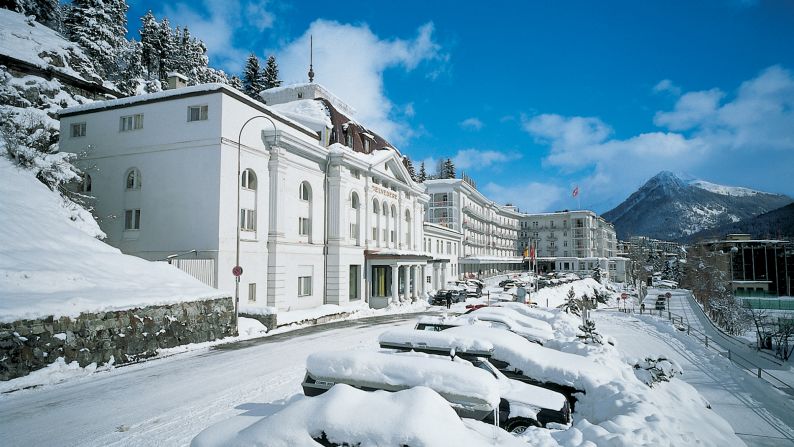 <strong>Stay at Davos' most star-studded hotel: </strong>The luxury Steigenberger Grand Hotel Belvédère has been the hotel of choice for many world leaders and stars including Bill Clinton, Prince Albert of Monaco, Brad Pitt and Angelina Jolie. 