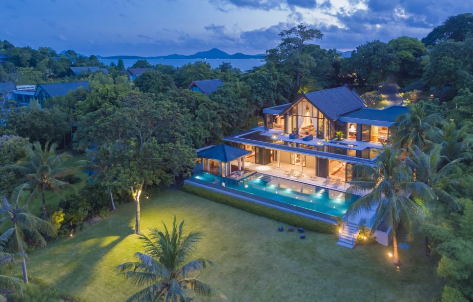 <strong>Naam Sawan, Phuket: </strong>Located at the tip of Phuket's exclusive Yamu Peninsula, this beachfront estate offers sunrise views of the Andaman Sea from all four master-size bedrooms.  