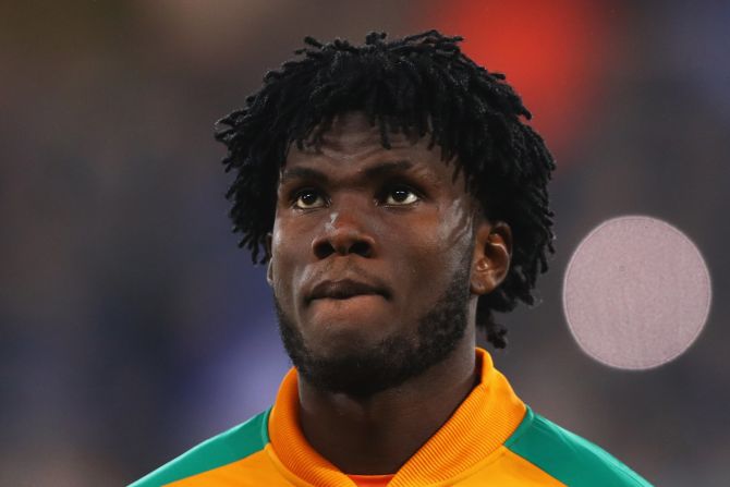 After the influential Toure brothers retired from international football, a new generation of stars has been charged with stepping forward for Côte d'Ivoire, including Franck Kessie (pictured), Jonathan Kodjia and competitive debutant Wilfried Zaha. 
