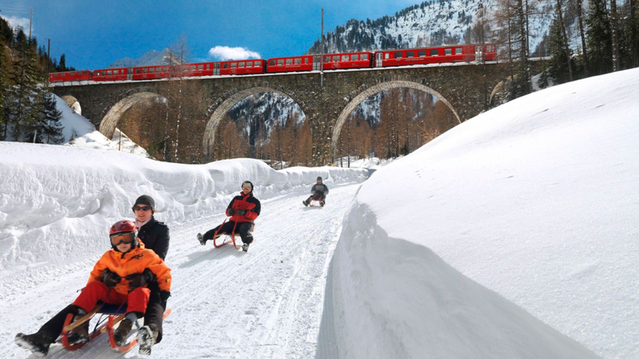 UNESCO says the Rhaetian Railway "constitutes an outstanding technical, architectural and