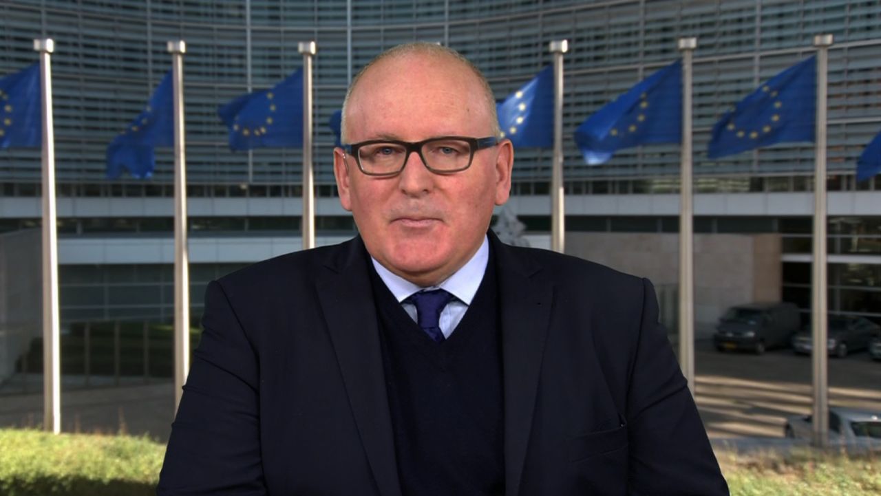 frans timmermans amanpour