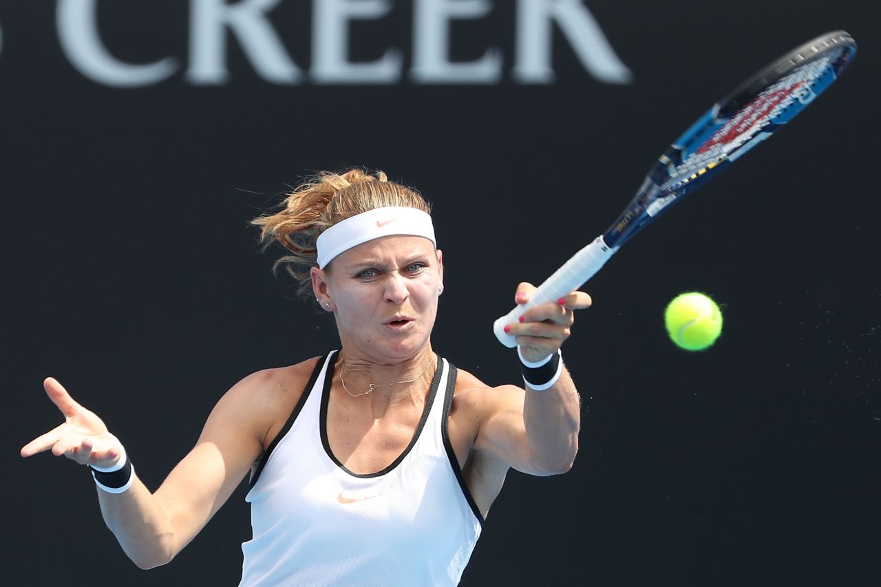 Lucie Safarova rescued nine match points in defeating Belgium's Yanina Wickmayer -- a joint record as the Czech eventually came through 3-6 7-6 6-1.
