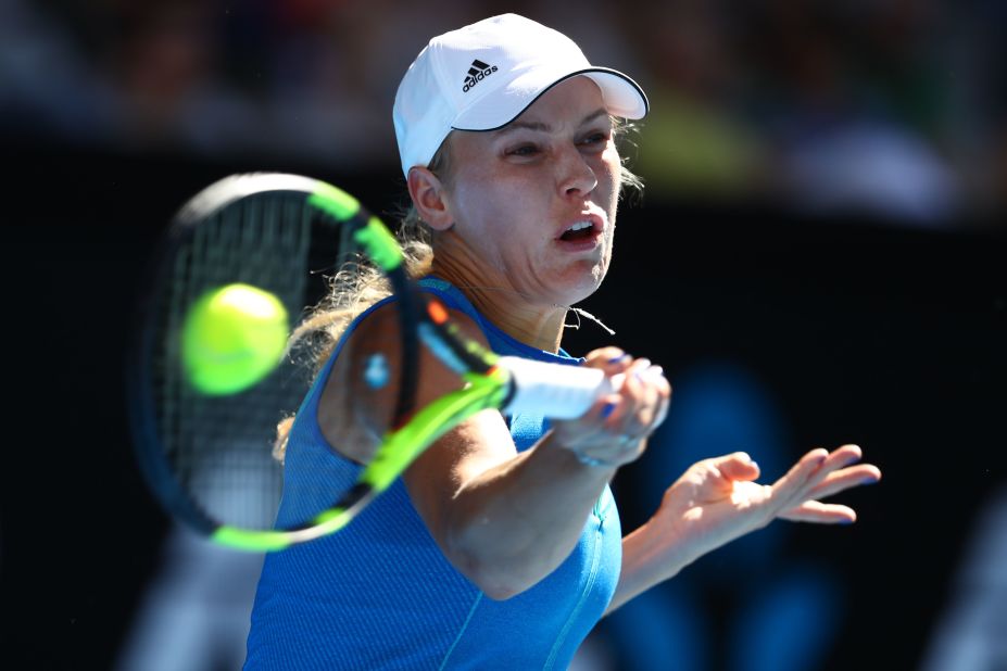 Former world No. 1 Caroline Wozniacki has struggled at the Australian Open in recent years, crashing out in the first round in 2016. But she showed no signs of difficulty this time, making light work of Arina Rodionova 6-1 6-2. 