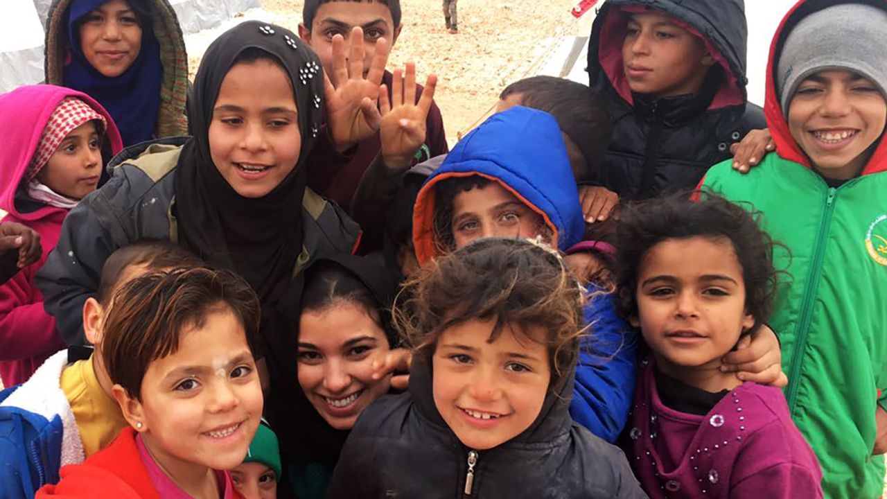 Many families have found temporary shelter in makeshift refugee camps in Idlib province.