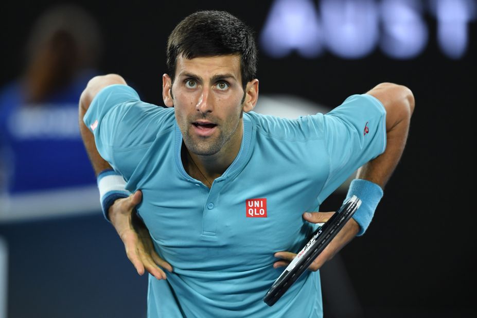 Having been knocked off the No. 1 spot by Andy Murray at the end of last year, Novak Djokovic faced a tricky first-round tie against Spain's Fernando Verdasco. After struggling in the second set, the Serb came through 6-1 7-6 6-2. 