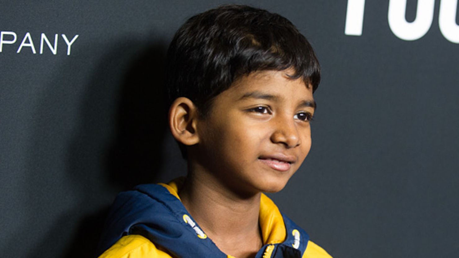 Actor Sunny Pawar attends the premiere of the Weinstein Company's 'The Founder' at ArcLight Cinemas Cinerama Dome on January 11, 2017, in Hollywood, California.