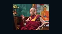 The Dalai Lama talks with CNN's Senior Medical correspondent, Dr. Sanjay Gupta