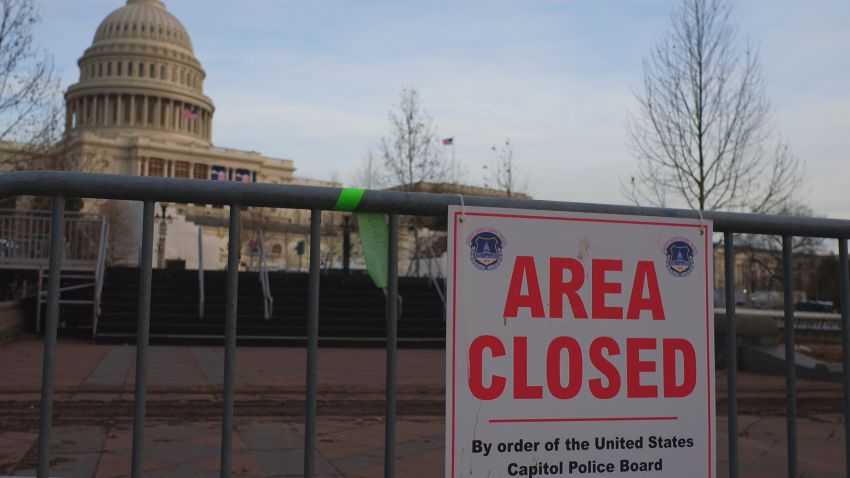United States Capitol area closed for inauguration