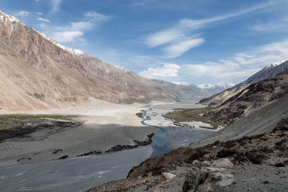 <strong>Nubra Valley, Ladakh:</strong> One of India's most breathtaking areas, Ladakh is home to towering mountains and deep valleys. The Shyok River cuts through Nubra Valley, which lies in the northernmost part of Ladakh. <a href="https://www.cnn.com/2016/01/24/travel/bara-bangal-remote-himalayan-village/index.html" target="_blank">READ: Bara Bangal: A Himalayan village on the path of Alexander the Great</a>