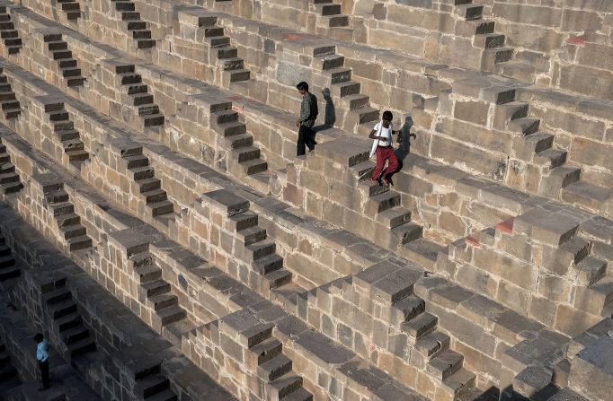 <strong>Chand Baori, Abhaneri, Rajasthan: </strong>With 3,500 steps in perfect geometric design, Chand Baori is one of the most beautiful stepwells in India. The 1,200-year-old site is open to local residents for a few hours every day.