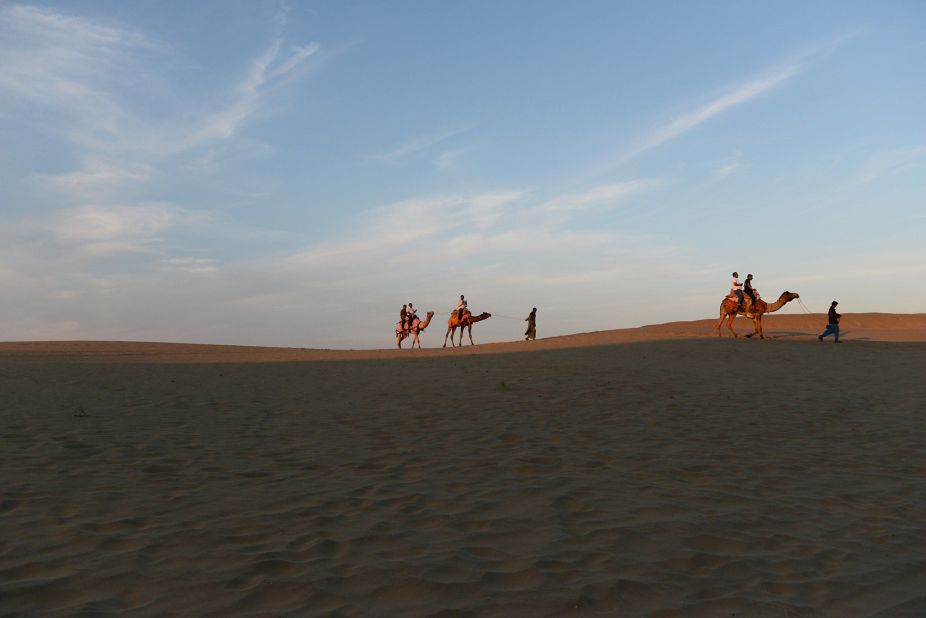 <strong>Sam Sand Dunes, Jaiselmer, Rajasthan: </strong>Sam Sand Dunes, lying in the outskirts of Jaiselmer, is one of the most accessible parts of the Great Thar Desert -- or the Sahara of India. A camel-back tour during the golden hours -- either sunrise or sunset -- offers the best views and experience.