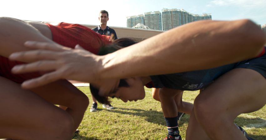 "Unlike 15s, as a sevens player you don't stay in the scrummage for very long," Baber says. "You have to be out and back into position either to attack or to defend and get more plays in the game."