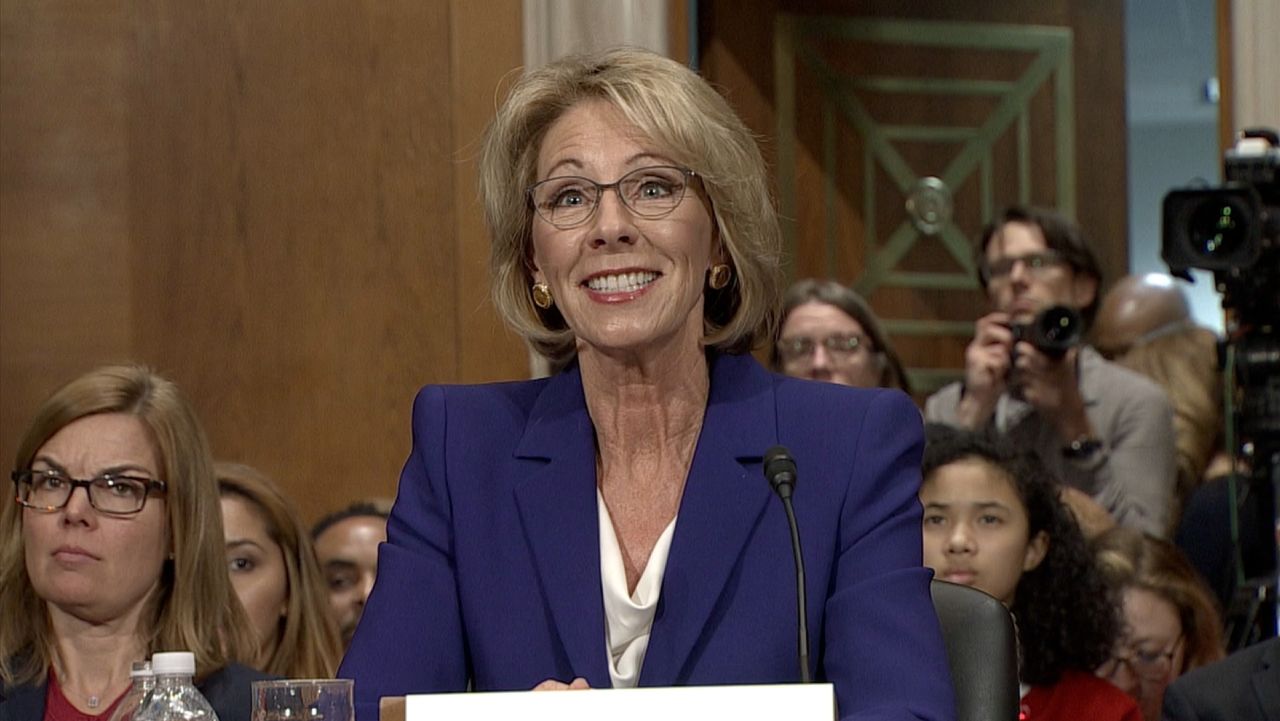 betsy devos confirmation hearing january 17 2017 01