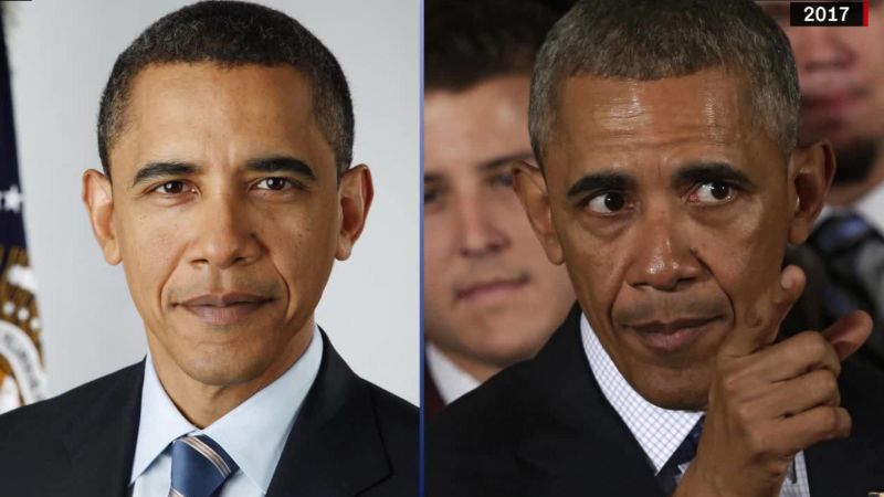 Before and after photos of presidents | CNN