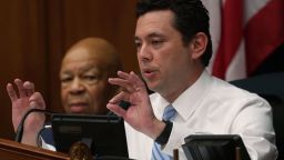 Committee chairman Rep. Jason Chaffetz (R-UT) (R) speaks as ranking member Rep. Elijah Cummings (D-MD) (L) listens during a hearing before House Oversight and Government Reform Committee July 7, 2016 on Capitol Hill in Washington, DC. 