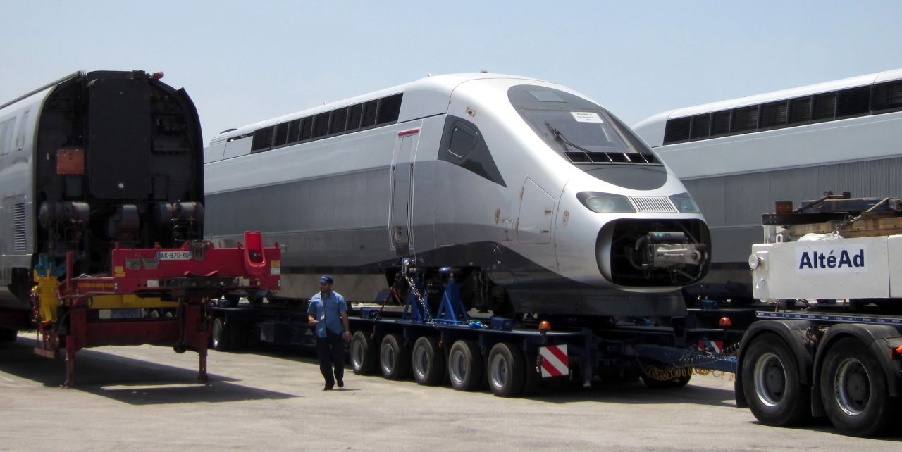 The TGV high-speed train are being tested on Morocco's Atlantic coast.