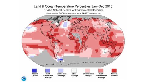 weather warmest year on record 2016