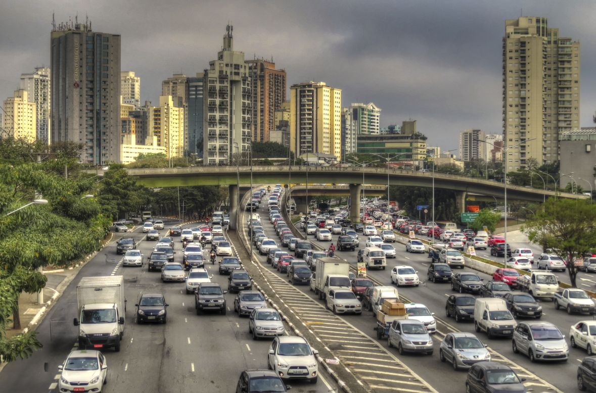 Nigel Walshe also submitted this image of Sao Paulo: "This is a picture of the greatest metropolis of South America," says Walshe. "This picture for me captures the ever-present traffic and the 'Gotham City' quality of the buildings -- a Latin American New York City."