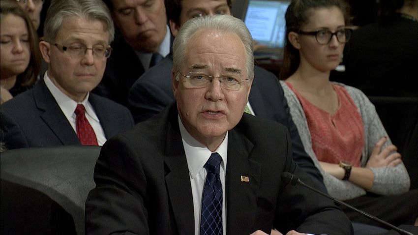 Nomination of Tom Price to serve as Secretary of Health and Human Services  Date:?Wednesday, January 18, 2017Add to my Calendar  Time:?10:00 AM  Location:?430 Dirksen Senate Office Building  Witnesses  Panel I  Dr.?Tom Price  Roswell?, GA   MANU AND LAURIE WILL STAKEOUT OUTSIDE WITH THEIR PJ