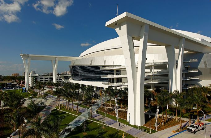 If the roof of the Marlins' ballpark, built in 2012, stays open during ROC it will reveal stunning views of downtown Miami. "They will also see the entire race from every angle perfectly from their seats," Delorme says.